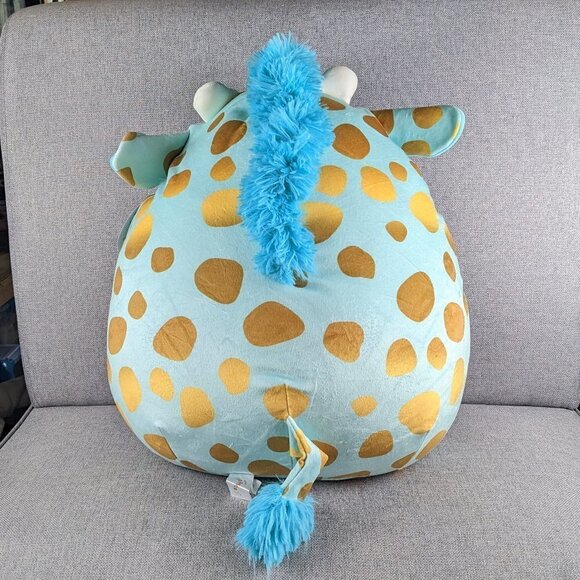 Squishmallows Zelia the Teal Spotted Giraffe 16" - Picture 5 of 6